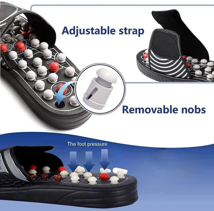 Acupressure Magnetic Therapy Paduka Slippers