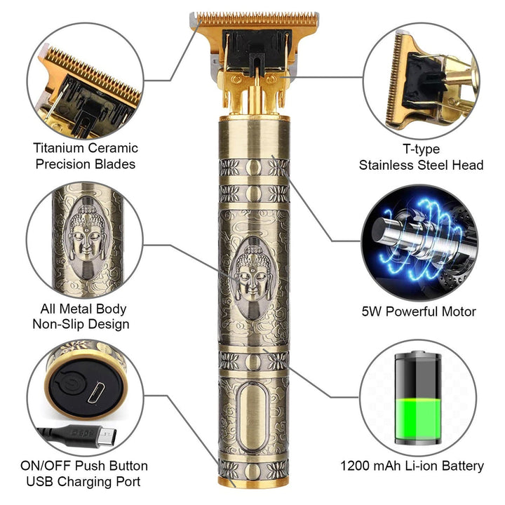 Cordless beard & hair trimmer Rechargeable