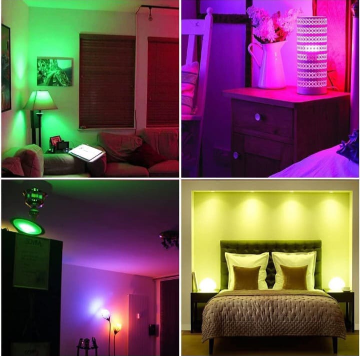 Colour Changing LED Bulb with Bluetooth Speaker & Remote